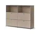Bild 1 von Sideboard Metall »CN3« mit 4 Klappenfächern, taupe