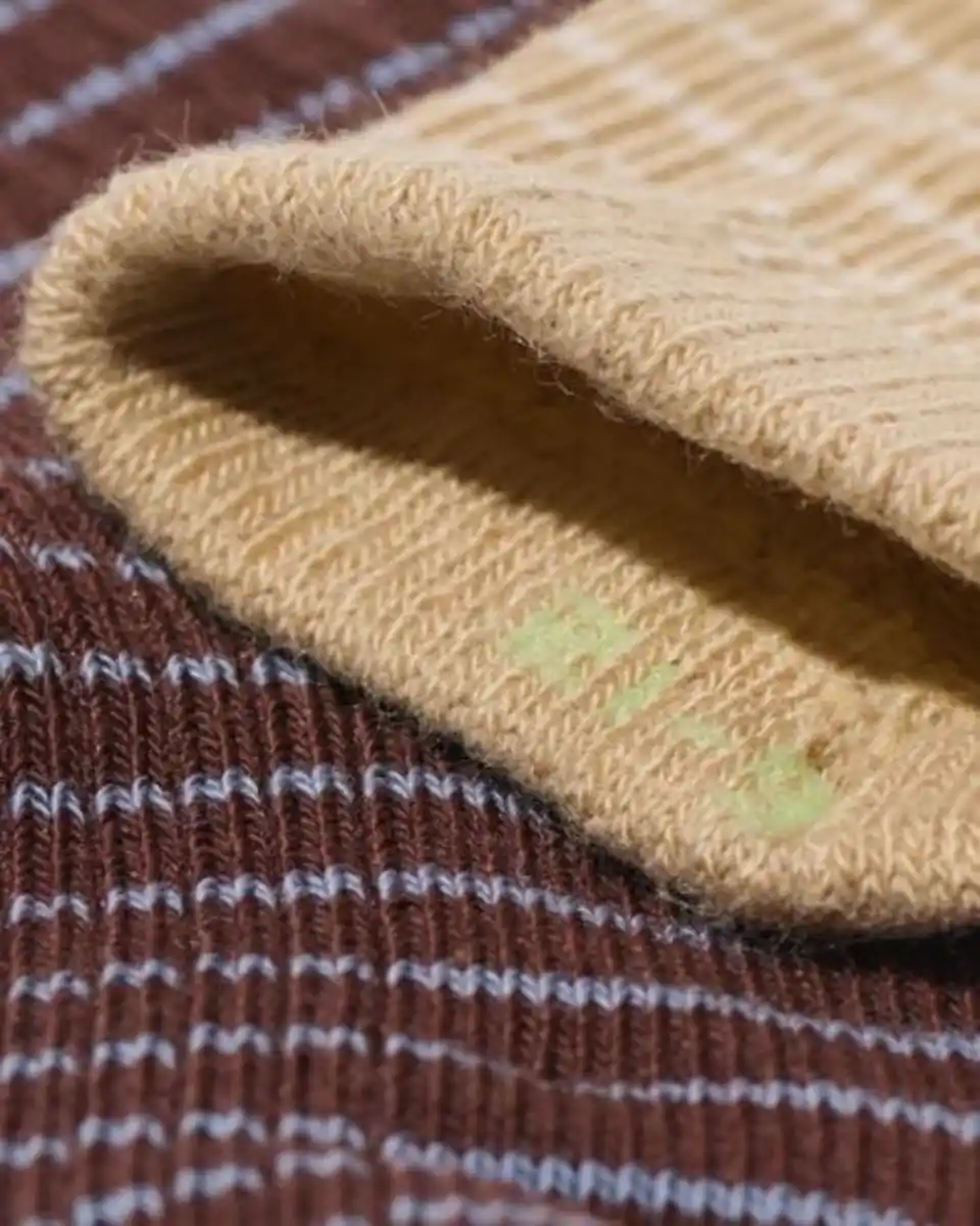 Bild 3 von Babysocken, gerippt mit Streifen – 5 Paar dunkelbraun