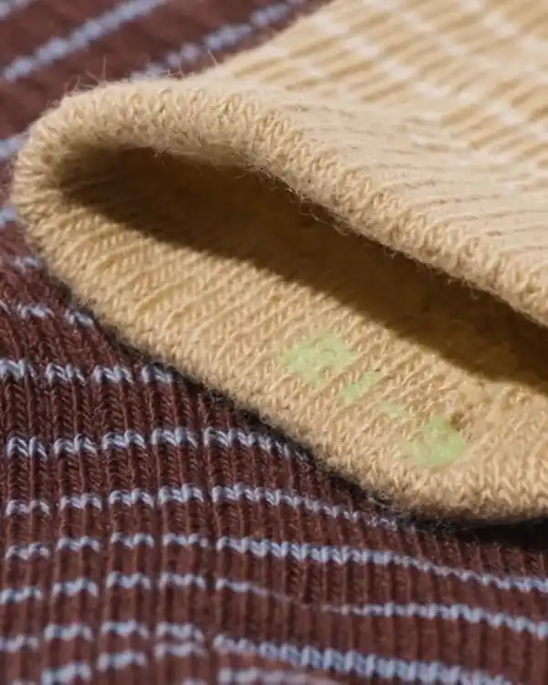 Bild 3 von Babysocken, gerippt mit Streifen – 5 Paar dunkelbraun