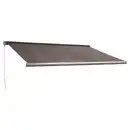 Bild 2 von OBI Kassettenmarkise LED Fabiona 400 cm x 250 cm Tuch Anthrazit