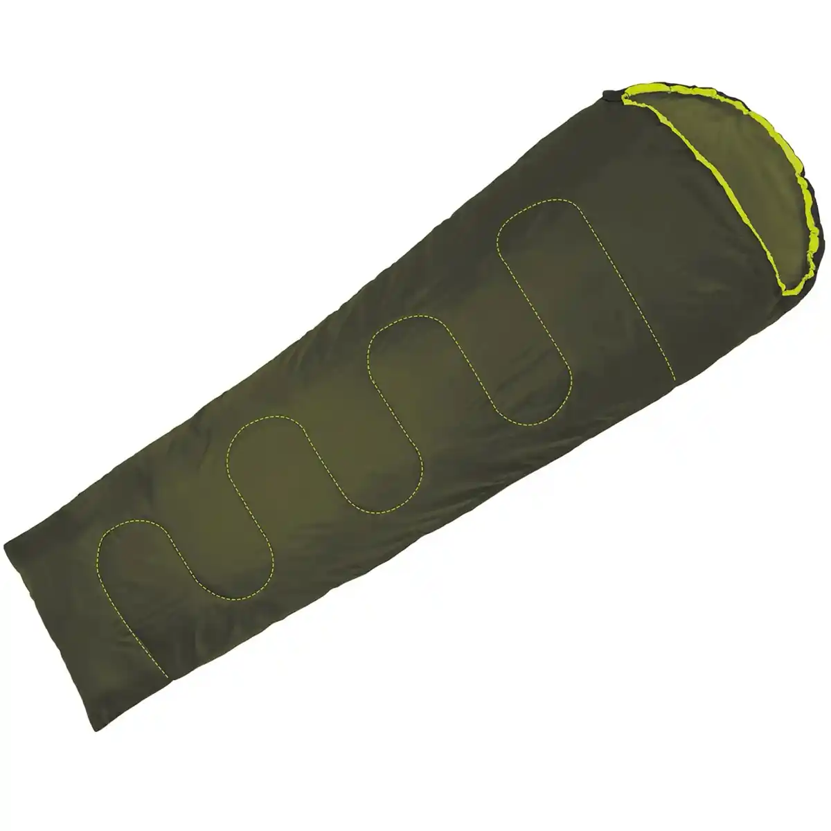 Bild 1 von Happy People Mumien-Schlafsack 120 g/qm 210 cm x 80 cm x 50 cm Grün
