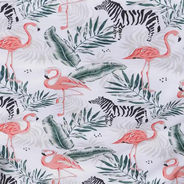 Bild 2 von Campingstuhl Palmelo Faltbar Flamingo-Print 95 cm x 63 cm x 85,5 cm