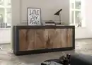 Bild 1 von Home affaire Sideboard Basic Breite 207 cm, Kommode 4 Türen, Anrichte, Metallgriff, moderne Rahmenoptik, viel Stauraum, Farbauswahl