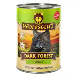 Wolfsblut Hunde-Nassfutter »Dark Forest«, Wild mit Süßkartoffeln, 395g