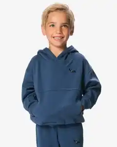 Takkie-Kinder-Hoodie aus Sweatstoff blau