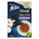 Bild 1 von felix Katzen-Nassfutter, Soup Tender Strips, 6x48 g, Gemischte Vielfalt