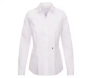 Seidensticker Bluse Slim Fit non iron, weiß