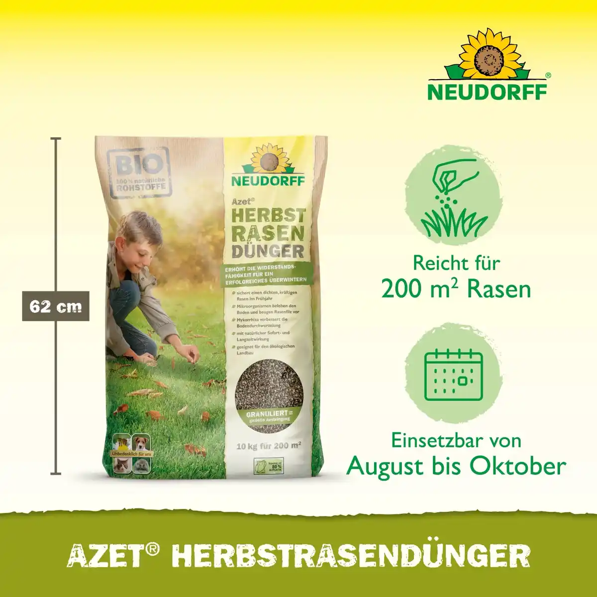 Bild 3 von Neudorff Azet Herbst-Rasendünger 10 kg