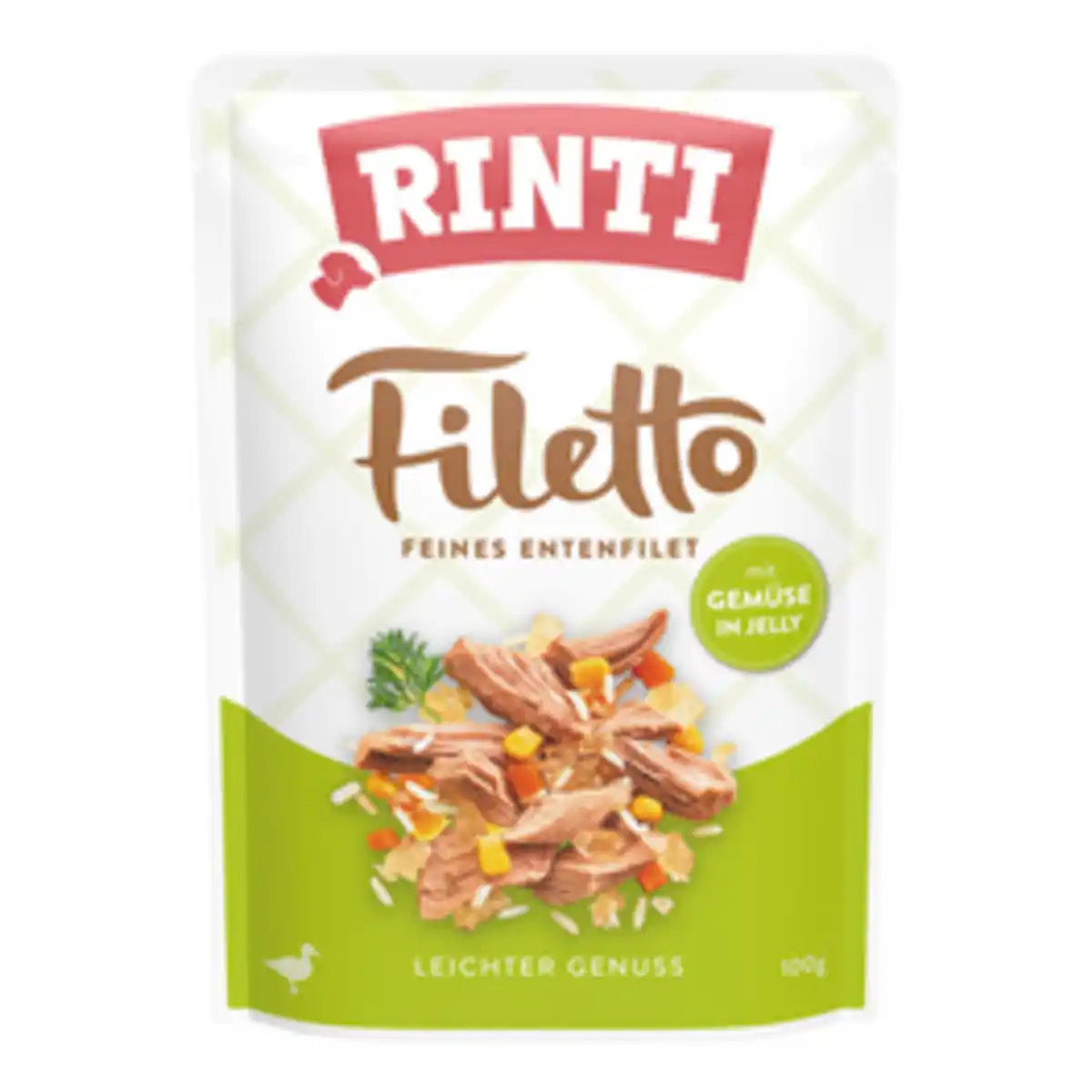 Bild 1 von RINTI Hundesnack, Ergänzungsfuttermittel, Ente+Gemüse, 100 g