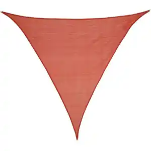 Sonnensegel Sun City Dreieck HDPE 360 cm x 360 cm x 360 cm Terracotta