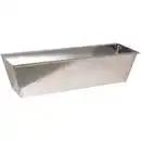 Bild 1 von Zink-Blumenkasten für Palettenbau 38 cm x 13 cm x 9,5 cm Silber