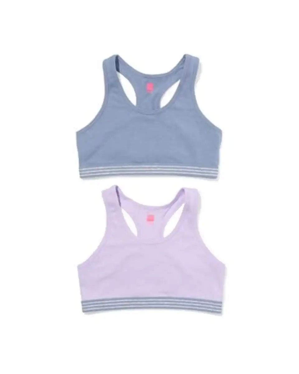 Bild 1 von Kinder-Crop-Shirts – 2 Stück lila