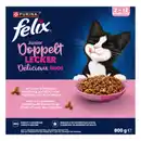 Bild 2 von felix Katzentrockenfutter »Doppelt Lecker«, Junior, mit Huhn, Truthahn, Milch und Gemüse, 800 g