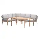 Bild 1 von Garden Impressions Lounge-Dining Set Sardinia 5-tlg Light Teaklook