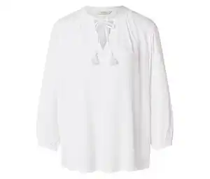 Tunika-Bluse, weiß
