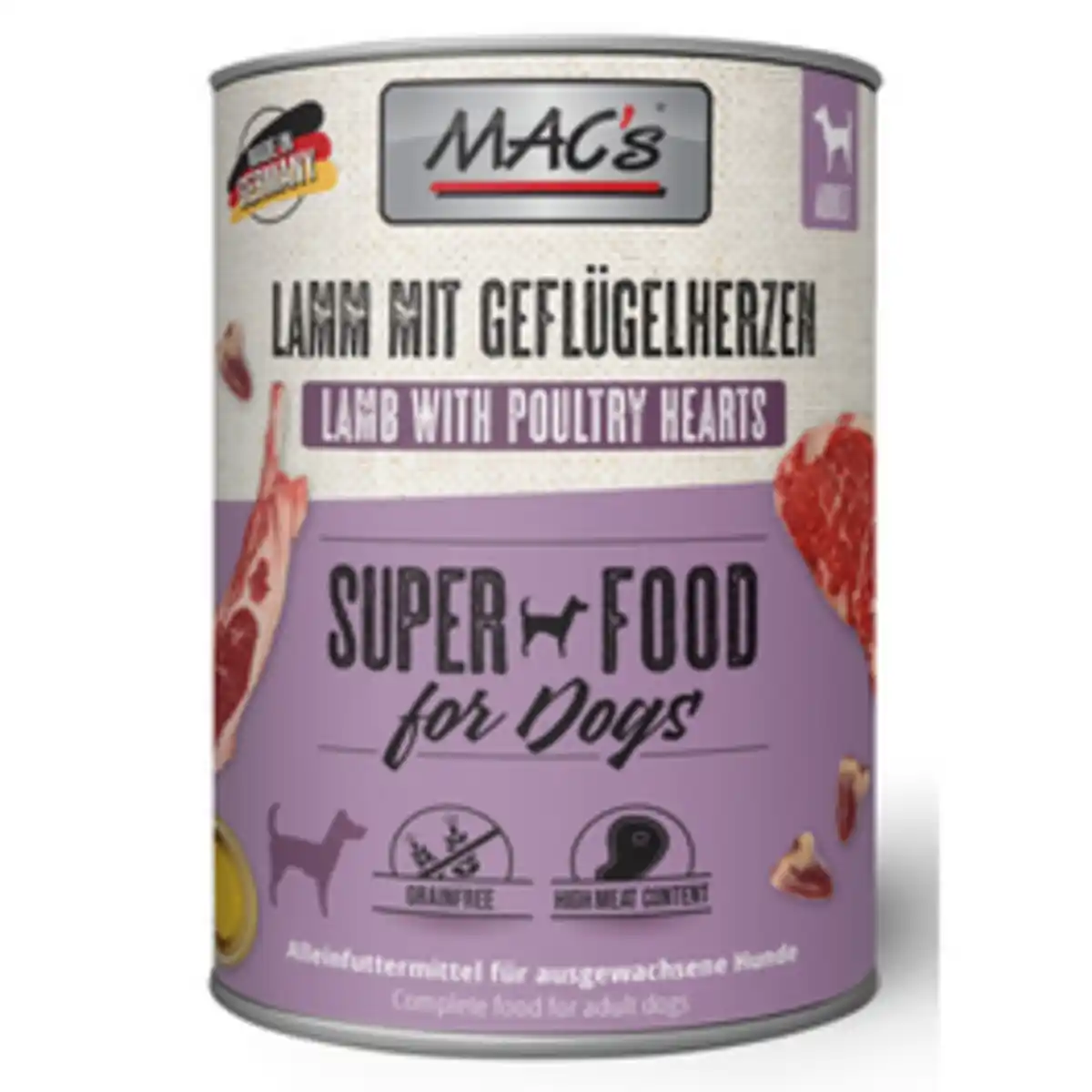 Bild 2 von MAC'S Hunde-Nassfutter »Adult«, 1 Dose