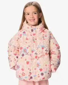 Kinderjacke mit Blumen rosa