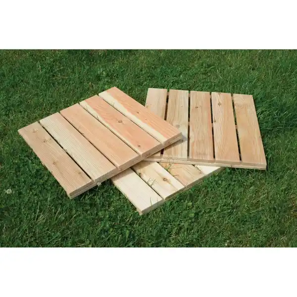 Bild 3 von Holzfliese Lärche natur 50 x 50 x 3,2 cm