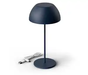 LED-Akku-Tischleuchte, dunkelblau