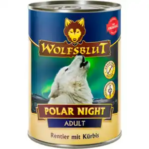 Wolfsblut Hunde-Nassfutter, Adult Polar Night Rentier mit Kürbis 395g