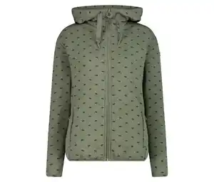 CMP Damen-Fleece-Jacke mit Kapuze, avocado