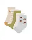 Bild 1 von Babysocken Igel – 5 Paar hellblau