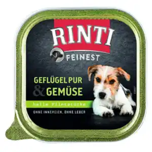 RINTI Hunde-Nassfutter »Feinest«, Geflügel/Gemüse, 150 g