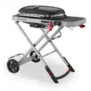 Bild 2 von Weber Camping-Gasgrill Traveler mit 1 Brenner und Rollwagen Schwarz