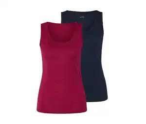 2 Tops mit Merinowolle