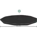 Bild 3 von Bestway PVC Abdeckplane Ø493 cm schwarz rund