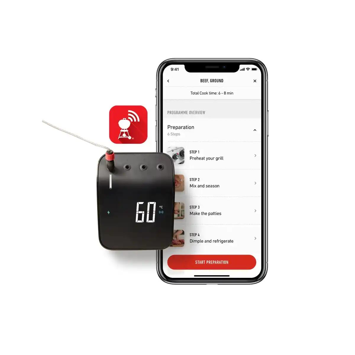 Bild 2 von Weber Grillthermometer Connect Smart Grilling Hub