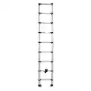 Bild 2 von DRABEST Aluminium-Teleskopleiter 2,6 m 9 Stufen