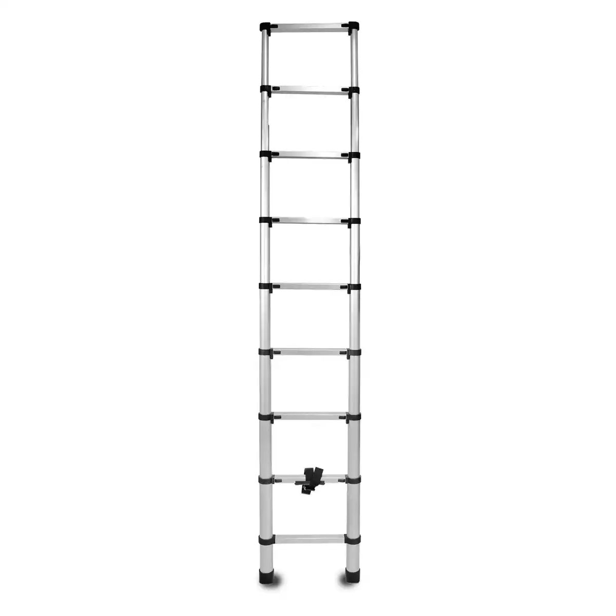 Bild 2 von DRABEST Aluminium-Teleskopleiter 2,6 m 9 Stufen