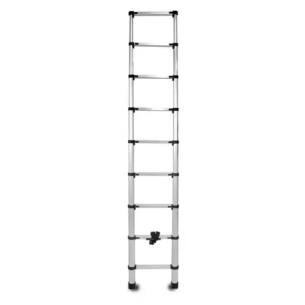 Bild 2 von DRABEST Aluminium-Teleskopleiter 2,6 m 9 Stufen