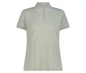 CMP Damen-Poloshirt aus Stretch-Piqué, pistazie