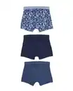 Bild 1 von Kinder-Boxershorts Klecks – 3 Stück blau
