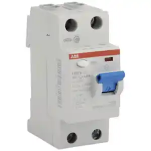 ABB Fehlerstromschutzschalter, 2-polig, Grau, 25 A