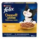 Bild 1 von felix Katzentrockenfutter »Doppelt Lecker«, Huhn, Truthahn & Rote Bete, 800g