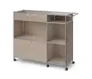 Bild 1 von Barwagen Metall »CN3« mit Klappenfach, taupe