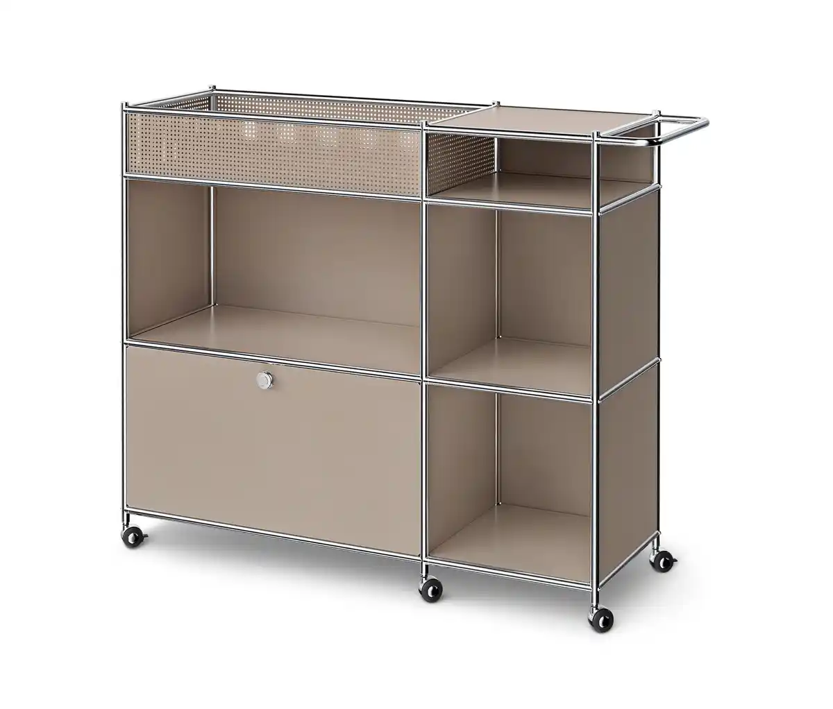 Bild 1 von Barwagen Metall »CN3« mit Klappenfach, taupe