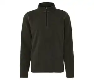 Fleece-Troyer, khaki-anthrazit