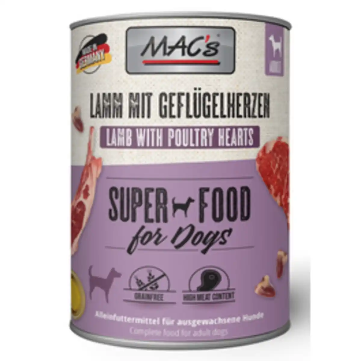 Bild 3 von MAC'S Hunde-Nassfutter »Adult«, 1 Dose