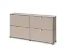 Bild 1 von Sideboard Metall »CN3 Slim Line« mit 4 Klappfächern, taupe