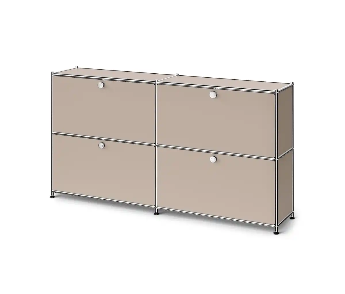 Bild 1 von Sideboard Metall »CN3 Slim Line« mit 4 Klappfächern, taupe