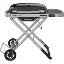 Bild 1 von Weber Camping-Gasgrill Traveler mit 1 Brenner und Rollwagen Schwarz