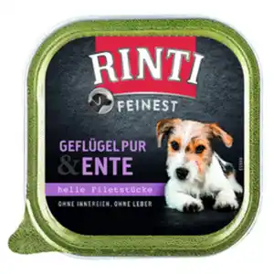 RINTI Hunde-Nassfutter »Feinest«, Geflügel/Ente, 150 g