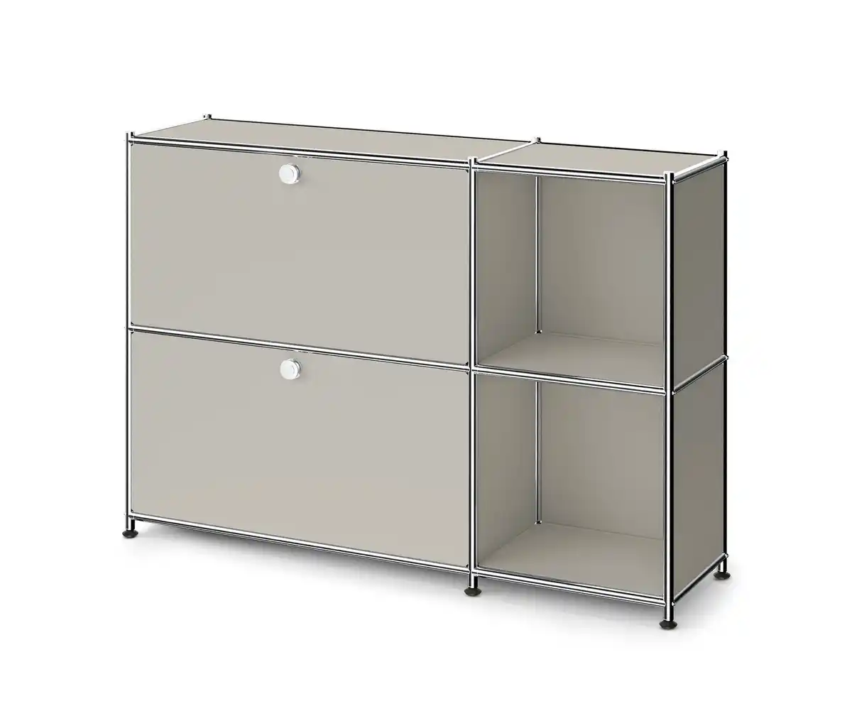 Bild 1 von Sideboard Metall »CN3 Slim Line« mit 2 Klappfächern, hellgrau