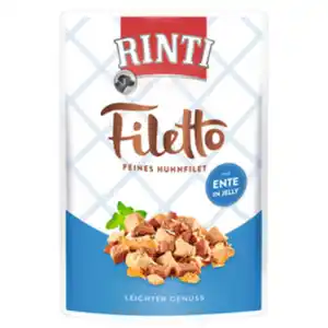 RINTI Hunde-Nassfutter »Filetto«, Huhn/Ente, 100 g