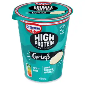Dr. Oetker High Protein Pudding Grieß 400g
