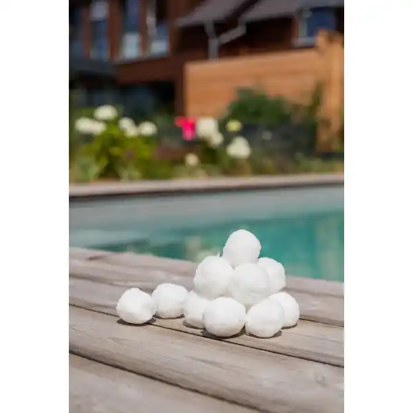 Bild 2 von Summer Fun FilterBalls Weiß f. Schwimmbad/Pool Filteranlagen 700 g